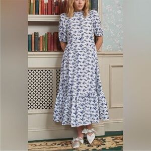 Sister Jane Wisteria Tie-Back Midi Dress‎